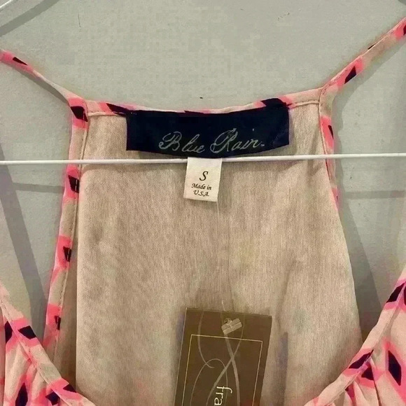 NWT Francesca’s Blue Rain Dress, Womens Small - Picture 4 of 9